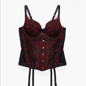 Savage x Fenty - Embroidered Lace Corset + matching G string